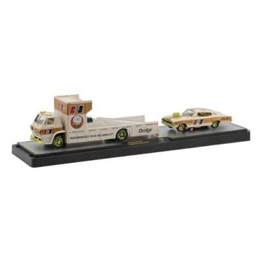 Imagem de 1966 Charger Gasser Chase R42 Auto Haulers M2 Machines 1:64, Branco