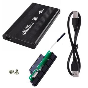 Imagem de Case Gaveta Hd Sata Externo 2,5 Completo Usb 2.0 Para Notebook E Pc LT