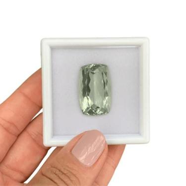 Imagem de Prasiolita Verde Cushion 25,51ct - SP GEMAS