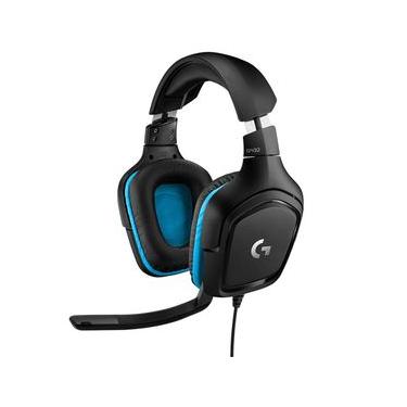 Imagem de Headset Gamer Logitech G432 7.1 Dolby Surround para PC, PlayStation, Xbox e Nintendo Switch - Preto/Azul