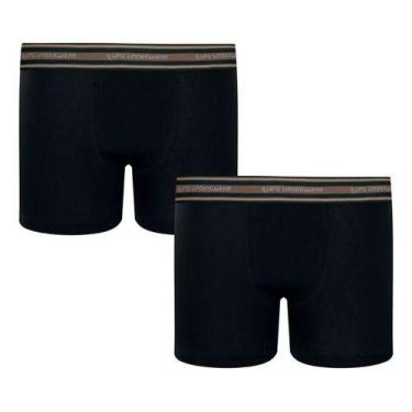 Imagem de Kit 2 Cuecas Boxer Infantil Lupo Kids Algodão 141-088, GG 12 a 14 anos