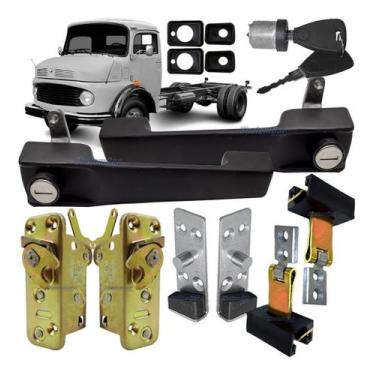 Imagem de Kit Cilindro Ignição + Maçanetas Caminhão 1113 1313 1513 - SHALOMCAR