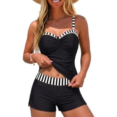 Imagem de Biquíni Tankini Daci com Aro e Bolsos, Duas Peças