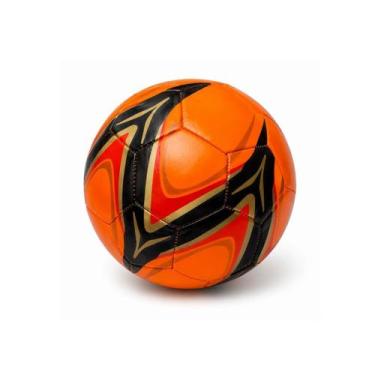 Imagem de Bola de Futebol Laranja material sintético Costura Reforçada - DME CAM