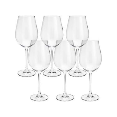 Imagem de Conjunto 6 Taças de Água de Cristal Ecológico Columba 650ml - Wolff - 