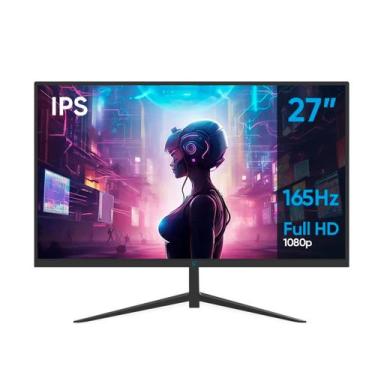 Imagem de Monitor Gamer 27" OX Flat IPS Full HD, 5ms, 165Hz, HDMI / DisplayPort 