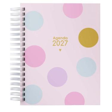 Imagem de Agenda 2027 Completo Datado A5 Capa Dura com Horários e Controle Finan