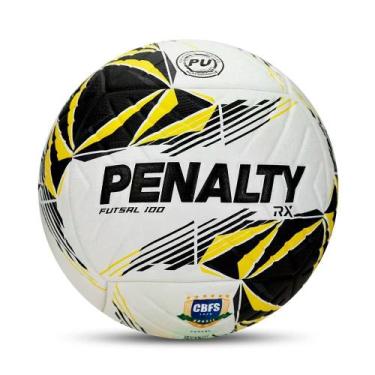 Imagem de Bola Futsal Penalty Rx 100 Xxvi Infantil Sub 9 e Sub 11, ÚNICO, Amarel