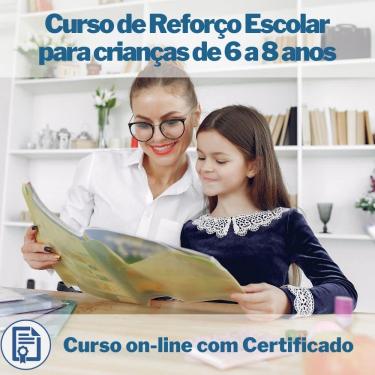 Imagem de Curso Online em videoaula de Reforço Escolar para crianças de 6 a 8 anos com Certificado