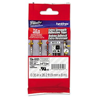 Imagem de Fita adesiva laminada Brother P-Touch Tze extra-resistente, 3/8W
