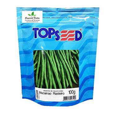 Imagem de Sementes de Feijão de Vagem Macarrão Rasteiro Pcte C/ 100 Gramas