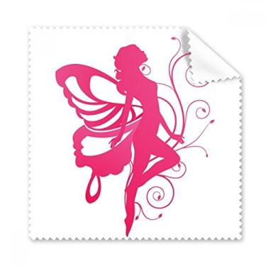 Imagem de Butterfly with Pink Wing Pretty Angel Pano de limpeza para telefone 5 peças
