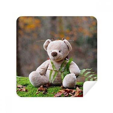 Imagem de Ursinho de pelúcia florestal, ciência, natureza, óculos, tecido de camurça, pacote com 2