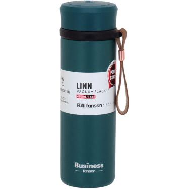 Imagem de BUSINESS GARRAFA TÉRMICA 21x6x6cm 500ml INOX AZUL PAREDE DUPLA