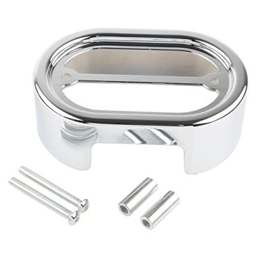 Imagem de FINMOKAL Guarnição Da Tampa Retificadora Do Regulador De Tensão Da Motocicleta Cromada Para Harley Fatboy Flstf