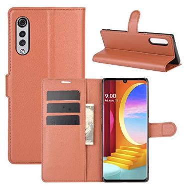Imagem de For LG Velvet Litchi Texture Horizontal Flip Protective Case with Holder & Card Slots & Wallet
