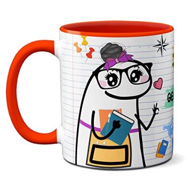 Imagem de Caneca Professora De Geografia Prova Fácil Pra Quem Estudou (Vermelha)