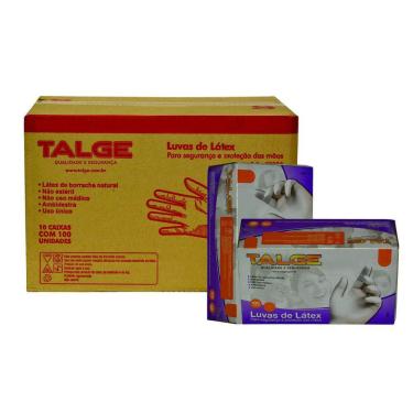 Imagem de 1000 Luva Látex Tamanho M Com Pó - Marca Talge  1Cx 