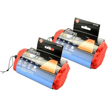 Imagem de SE Survivor Series Sacos de dormir laranja de emergência com sacos de transporte com cordão (pacote com 2) - EB122OR-2