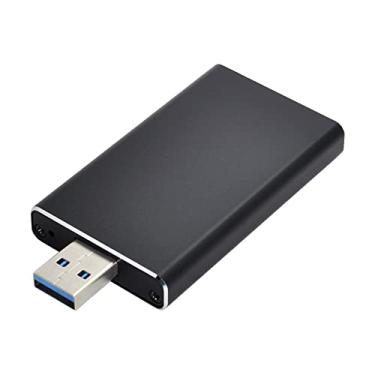 Imagem de NFHK Mini PCI-E mSATA para USB 3.0 SSD externo PCBA Conveter Adaptador Pen Driver Card com estojo