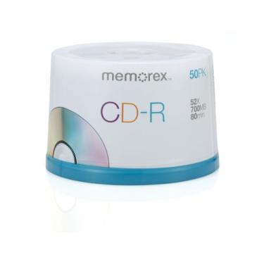 Imagem de Memorex 700MB/80-Minute 52x Data CD-R Media 50 pacotes