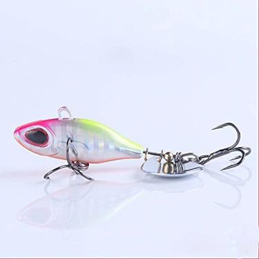 Imagem de Fishing Tailspin Micro Spinnerbait Truta robalo Deracou Spinner Vib Cauda Vibradora Lâmina Rotativa Spin (53 mm, 01)