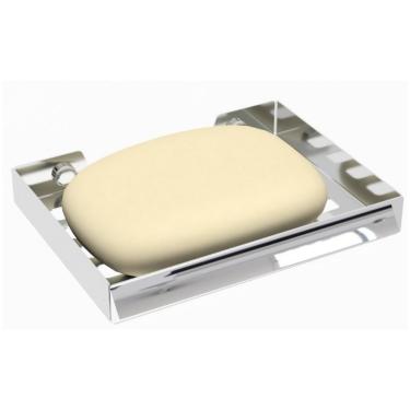 Imagem de Porta Sabonete Saboneteira Inox Parede Banheiro Max