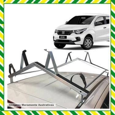 Imagem de Rack Teto Suporte Porta Escadas Fiat Mobi Siena Fiesta