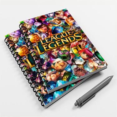 Imagem de Caderno Universitário 96 Fls Jogo League Of Legends