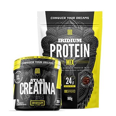 Imagem de Kit Whey Protein mix + Creatina - Iridium Labs Sabor:Chocolate