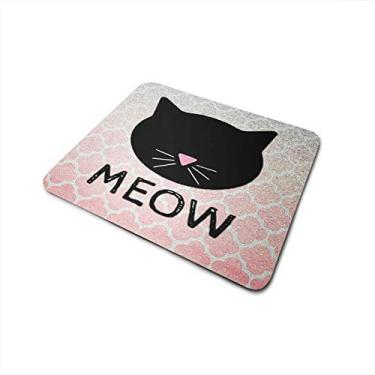 Imagem de Mouse Pad Gato Meow Fundo Color