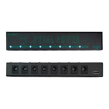 Imagem de Fonte de alimentação para pedais de efeitos de guitarra 8 saídas CC isoladas/saída USB de 5V para proteção de 9V Acessórios para guitarra
