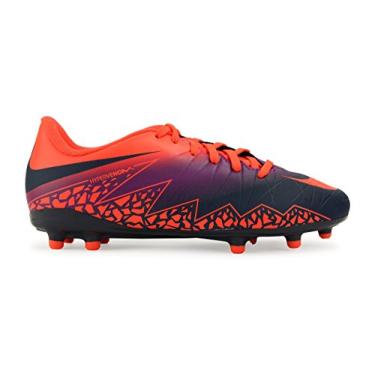 Imagem de Nike T nis de futebol infantil Hypervenom Phelon II FG Carmesim Total/Obsidiana/Roxo v vido, Roxa, 5 Big Kid