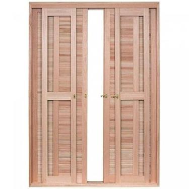 Imagem de Porta Janela com 2 Caixilhos de Correr para Vidros Inteiros Rondosul Natural