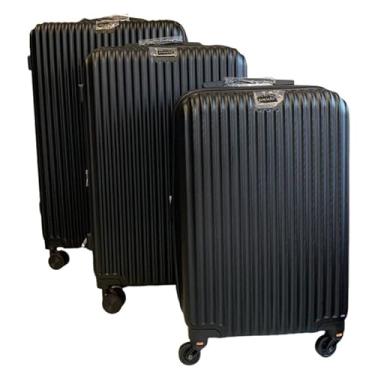 Imagem de Mala De Viagem Kit 3 Peças Style extra grande 76cm TSA Preto