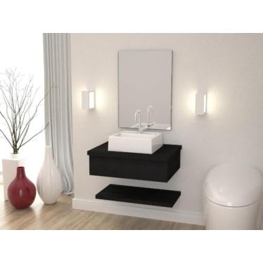 Imagem de Bancada Metrópole 607w 60cm C/Prateleira e Espelheira