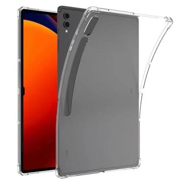 Imagem de Capa Capinha Protetora Air Anti Impacto Para Galaxy Tab S9 Plus S9+ 12.4" Polegadas X810 X816 Case Transparente - Danet