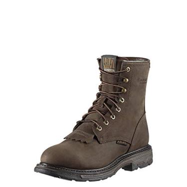 Imagem de Bota de trabalho masculina ARIAT Workhog 20,32 cm à prova d'água, Marrom, 8