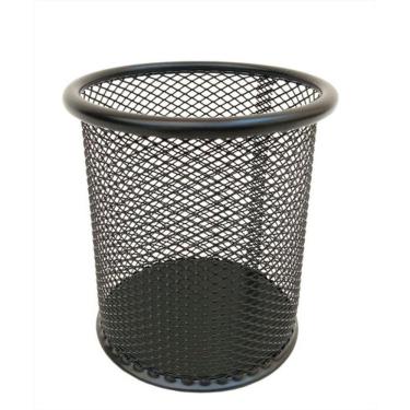 Imagem de Porta Lapis Aramado Redondo Preto 10cm