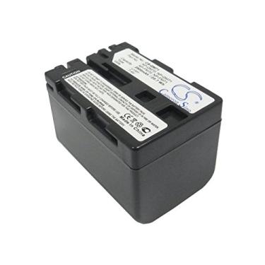 Imagem de Derrlrmg Bateria de 2800 mAh compatível com Sony NP-FM70, NP-FM71, NP-QM70, NP-QM71 DCR-TRV30, DCR-TRV33, DCR-TRV330, DCR-TRV33E, DCR-TRV340, DCR-TRV350, DCR-TRV360, DCR-TRV38