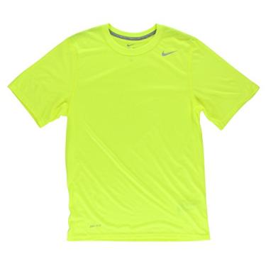 Imagem de Nike Camiseta masculina Legend Dri-Fit Poly manga curta gola redonda, Volt, Small