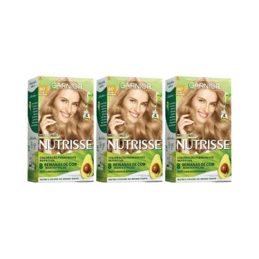 Imagem de Coloraçao Nutrisse 80 Louro Claro-Kit C/3Un