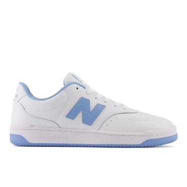Imagem de New Balance Tênis masculino Bb80 V1, Branco/Azul claro, 44
