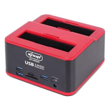 Imagem de Dock Station 2TB 2 HDs SATA 2.5" e 3.5" Usb 3.0 Leitor HD Externo Cartão TF SD Pendrive