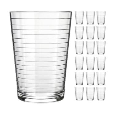 Imagem de 18 Copos de Vidro Água e Suco Mesa Posta Arizona 200ml - 18 Unidades Cor: Transparente