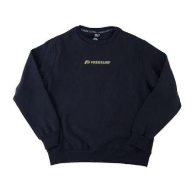 Imagem de Blusa Infantil FreeSurf Moletom Waves Preta - 131001-Masculino