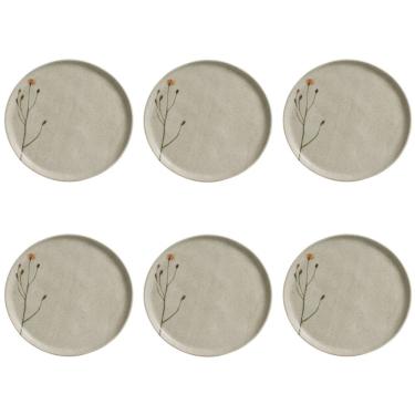 Imagem de Conjunto de Pratos Rasos 06 Peças Bio Campestre Porto Brasil