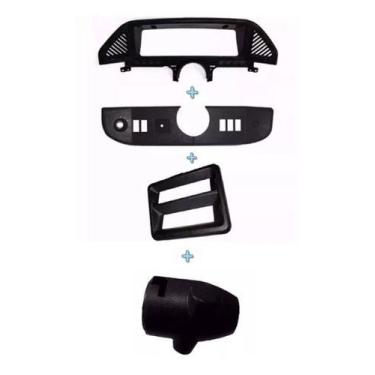 Imagem de Kit Moldura Painel Instrumentos Rádio Ford F1000 F4000 - Clauplast