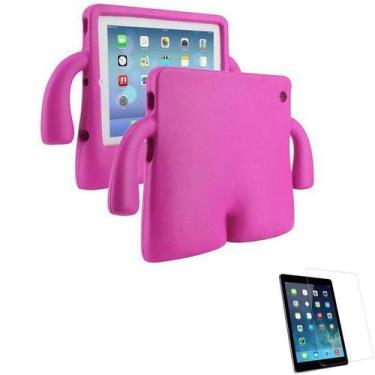 Imagem de Capa Protetor Infantil para iPad 8G 10,2"/Pel Vidro (Rosa) - Global Ca