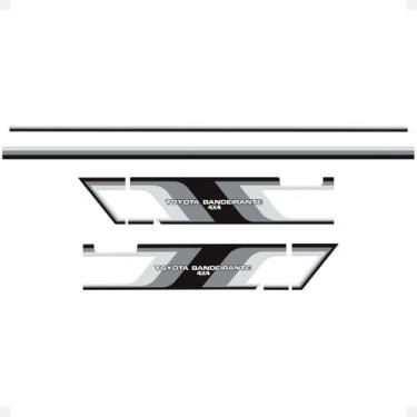 Imagem de Kit Faixa Toyota Bandeirante 4x4 Adesivo Lateral Completo - SPORTINOX,